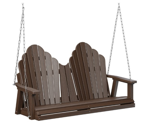 Berlin Gardens Cozi-Back Double Swing (Zinc Chains)