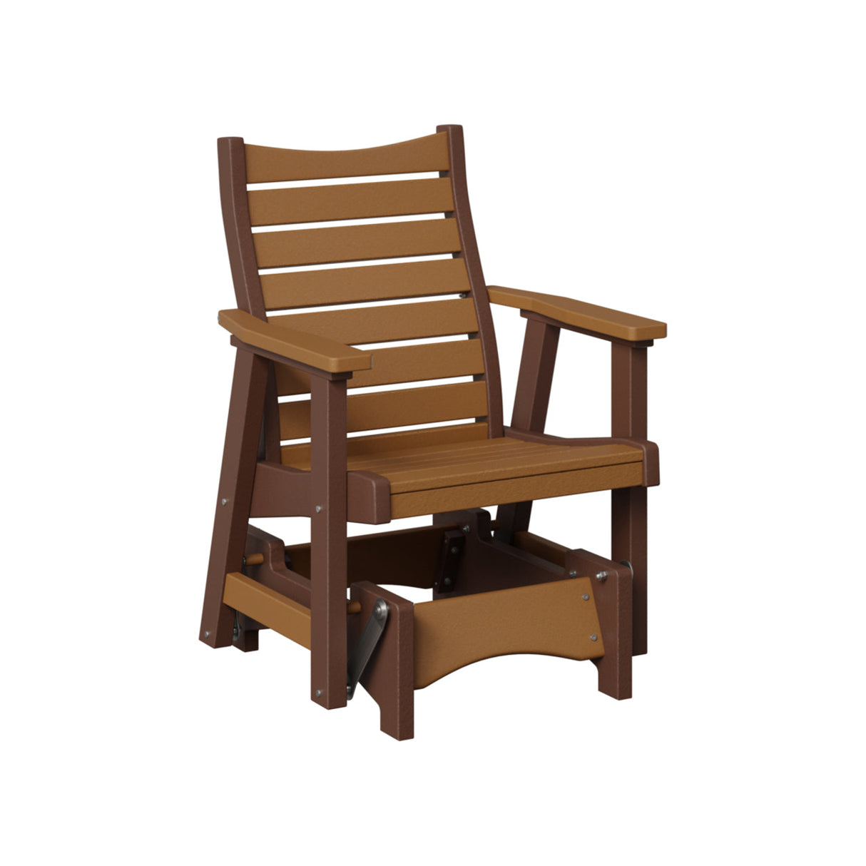 Berlin Gardens Bristol Single Glider - Chrome Brackets