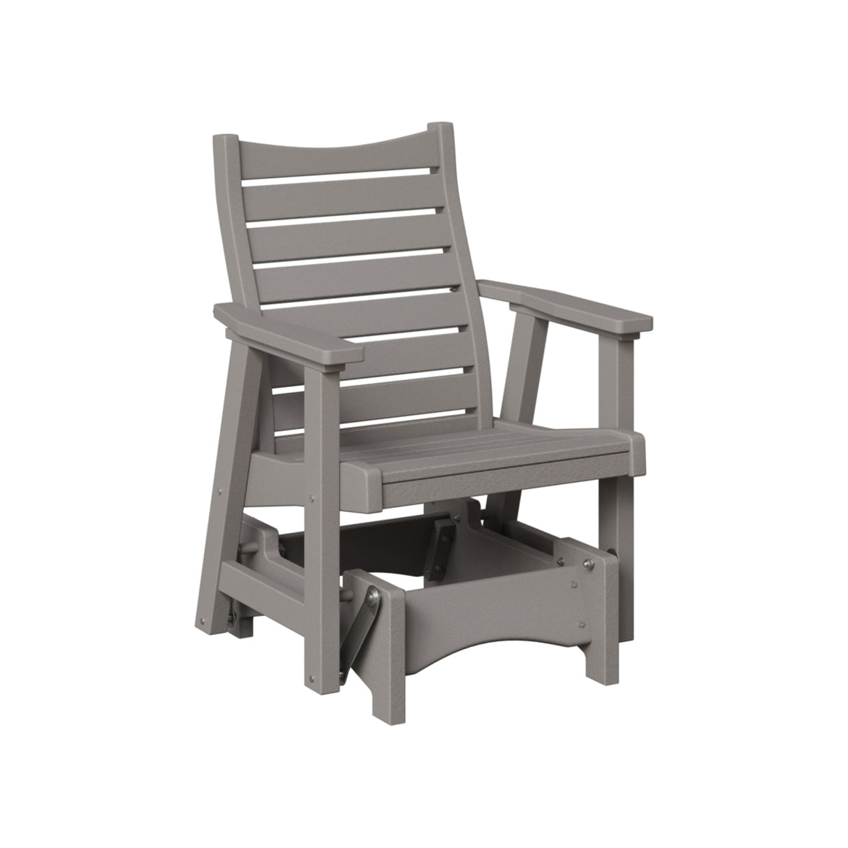 Berlin Gardens Bristol Single Glider - Chrome Brackets