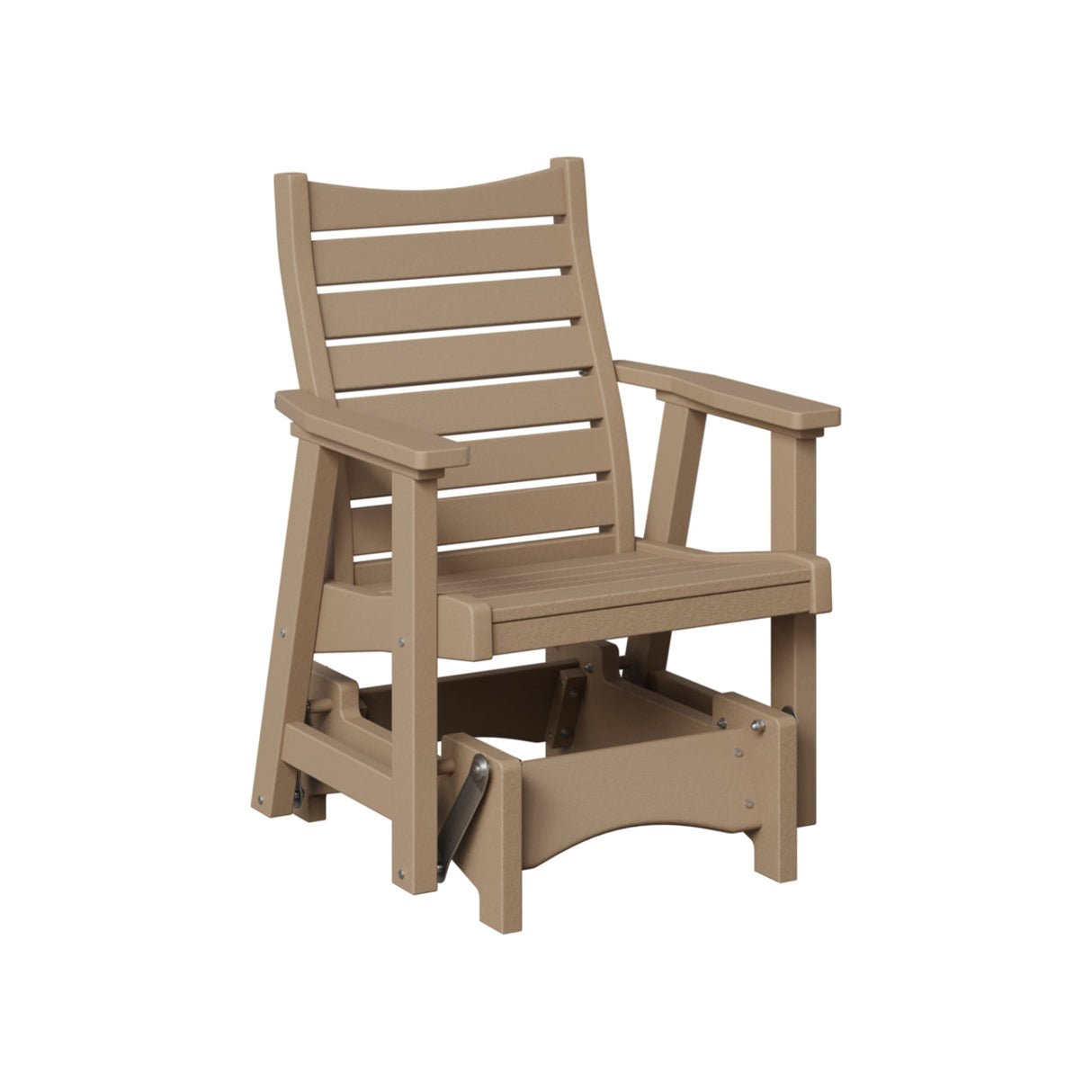 Berlin Gardens Bristol Single Glider - Chrome Brackets