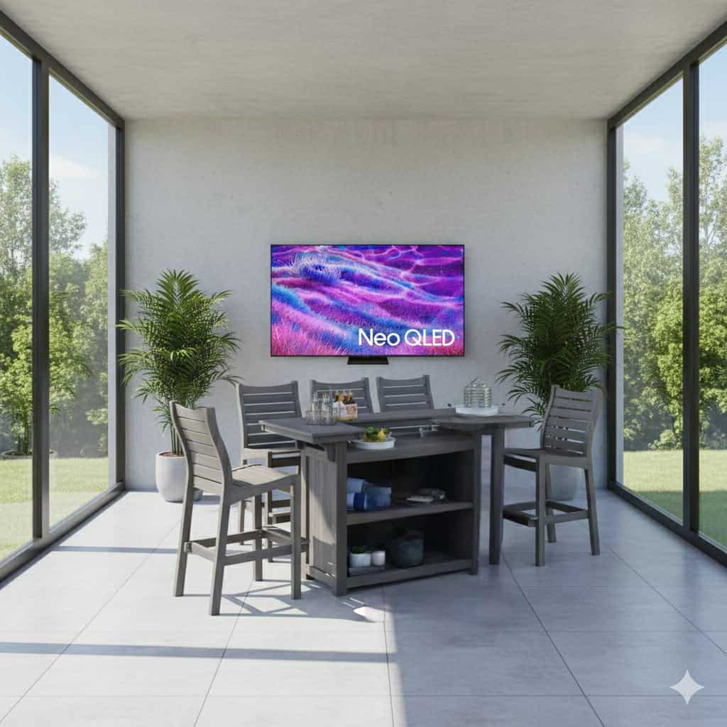 FREE 75” LED 4K Smart TV With Purchase Of Berlin Gardens 6 Piece Bar Set