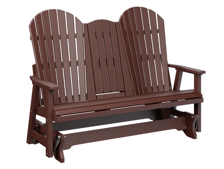 Berlin Gardens Comfo-Back Three Seat Glider w/Console Allochrome Brackets