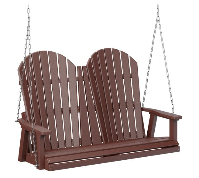 Berlin Gardens Comfo-Back Double Swing (Zinc Chains)