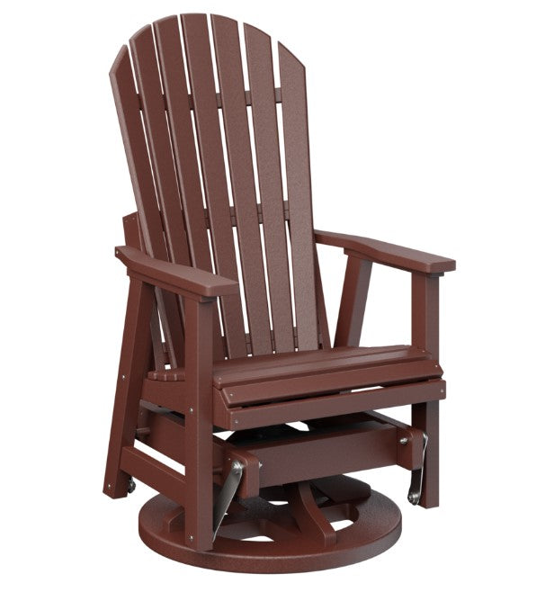 Berlin Gardens Comfo-Back Swivel Glider with Allochrome Brackets