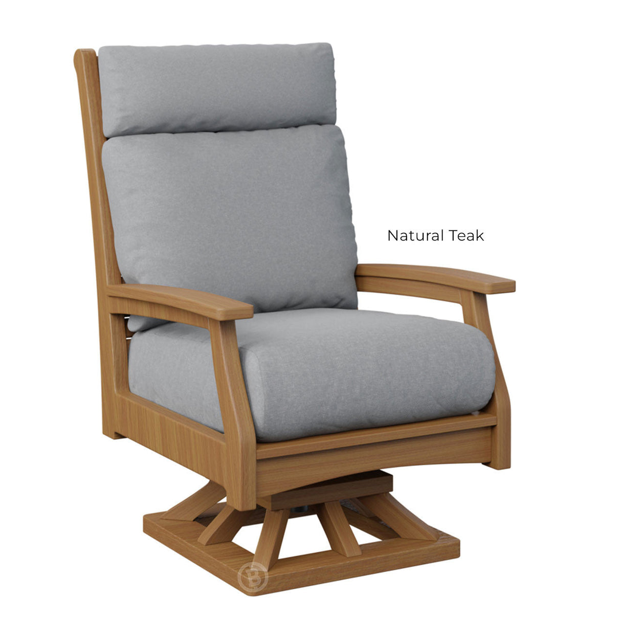 Berlin Gardens Classic Terrace High Back Swivel Rocker