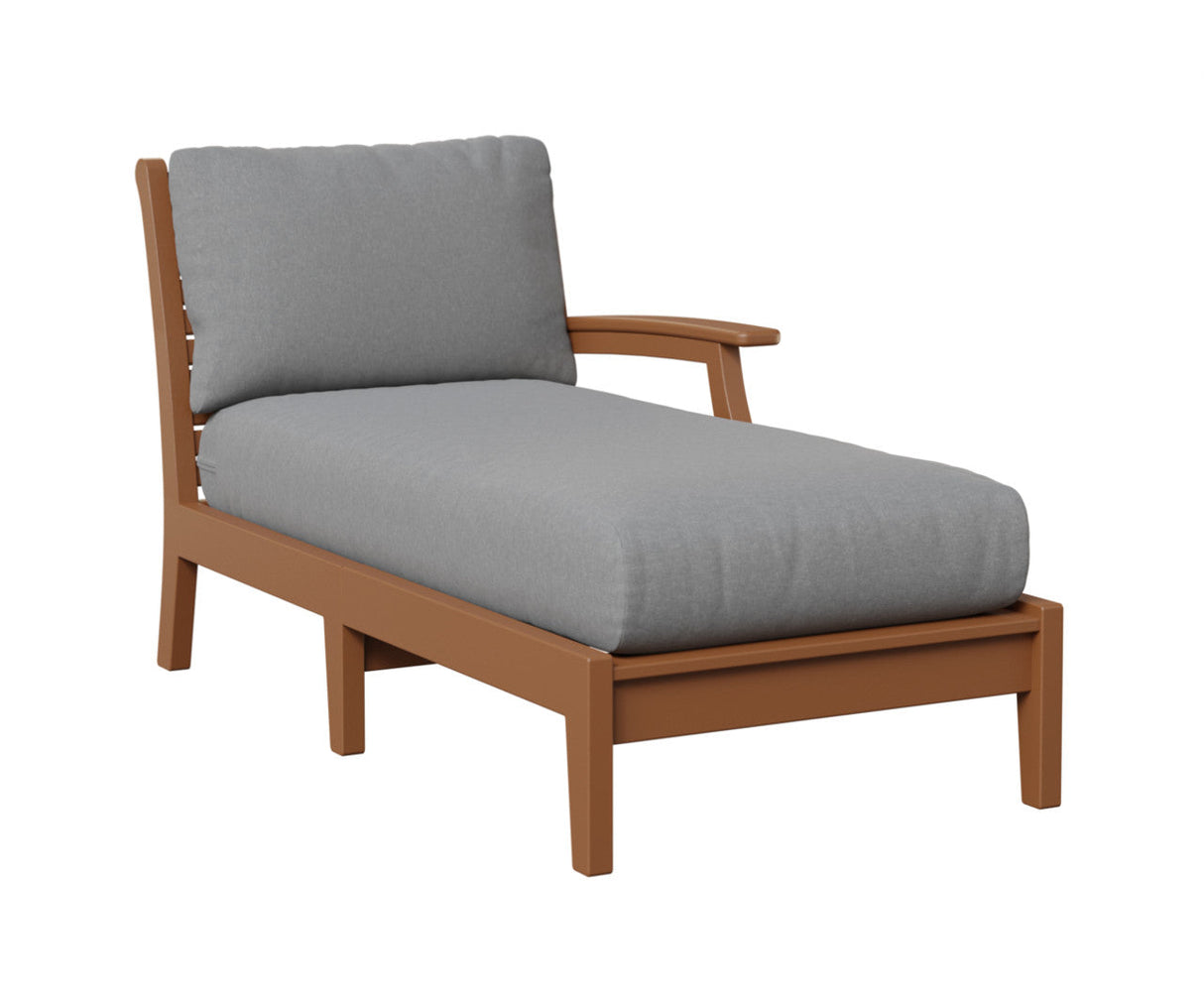 Berlin Gardens Classic Terrace Chaise Left Arm Chaise Lounge Chair
