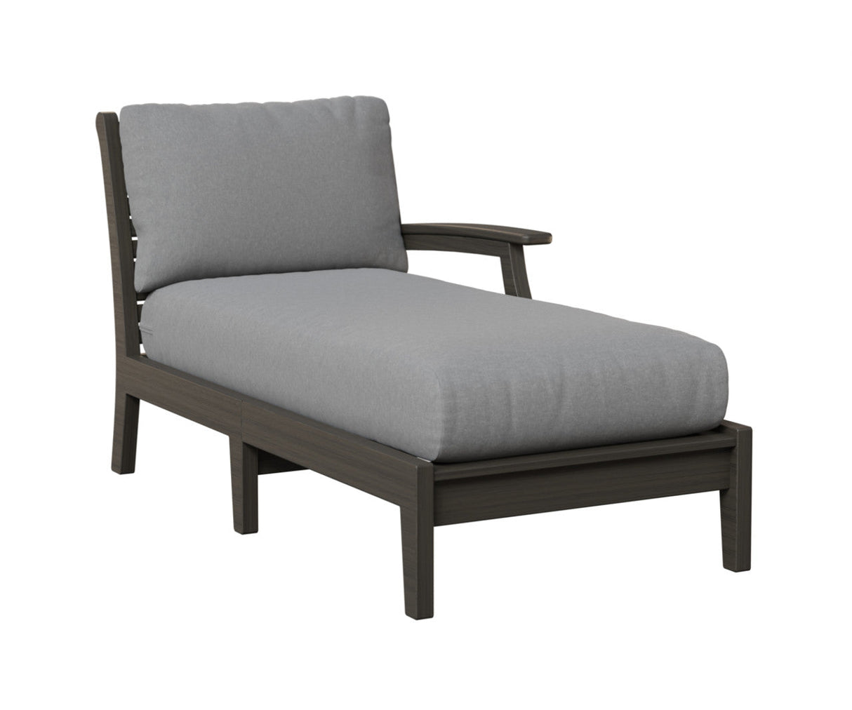Berlin Gardens Classic Terrace Chaise Left Arm Chaise Lounge Chair