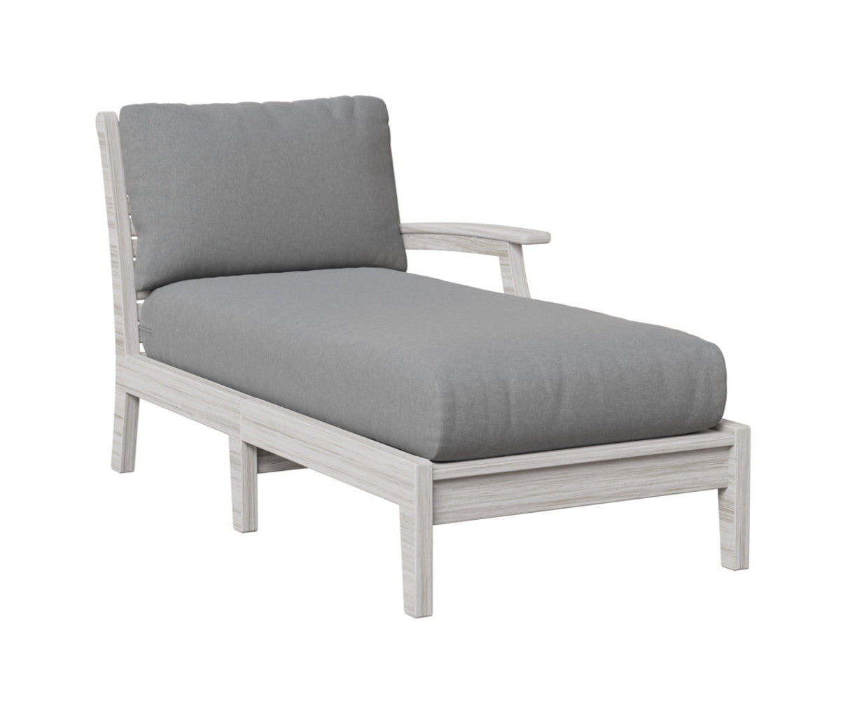 Berlin Gardens Classic Terrace Chaise Left Arm Chaise Lounge Chair