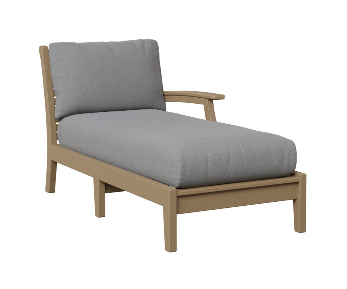Berlin Gardens Classic Terrace Chaise Left Arm Chaise Lounge Chair