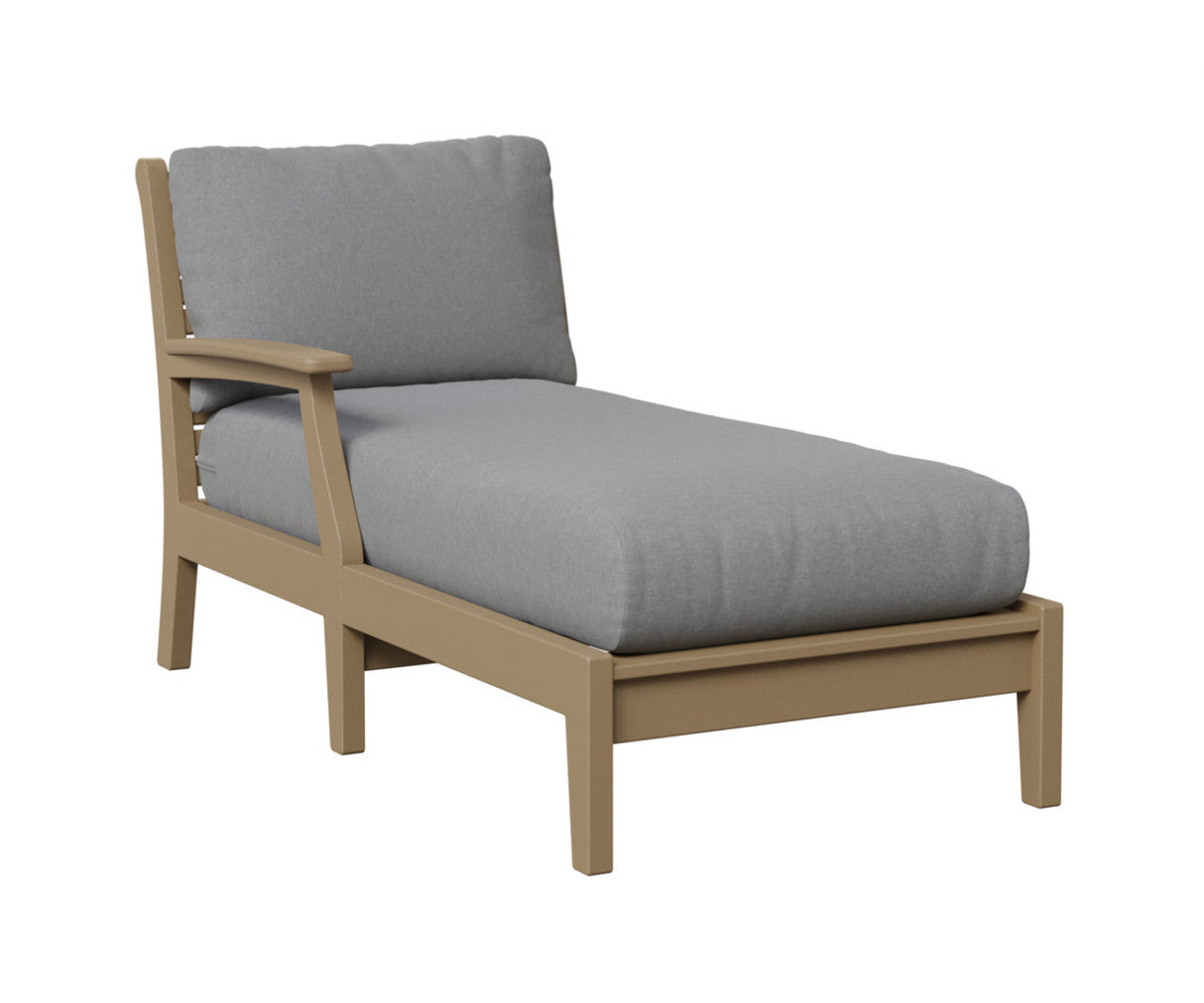 Berlin Gardens Classic Terrace Chaise Right Arm Chaise Lounge Chair