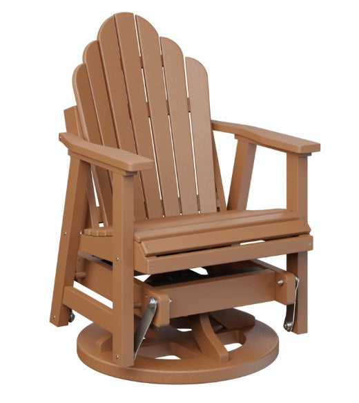 Berlin Gardens Cozi-Back Swivel Glider with Allochrome Brackets