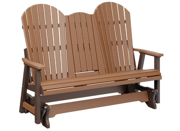 Berlin Gardens Comfo-Back Three Seat Glider w/Console Allochrome Brackets