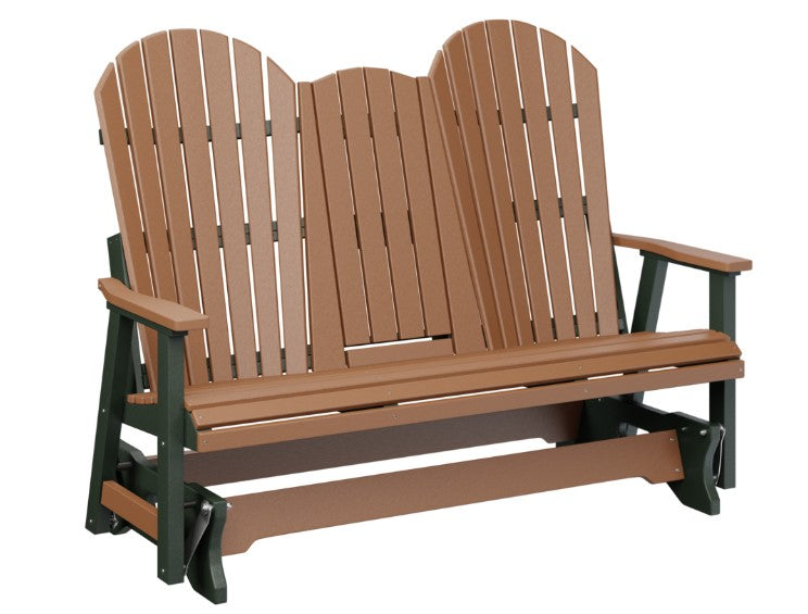 Berlin Gardens Comfo-Back Three Seat Glider w/Console Allochrome Brackets