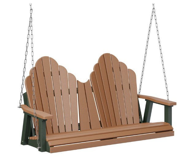 Berlin Gardens Cozi-Back Double Swing (Zinc Chains)