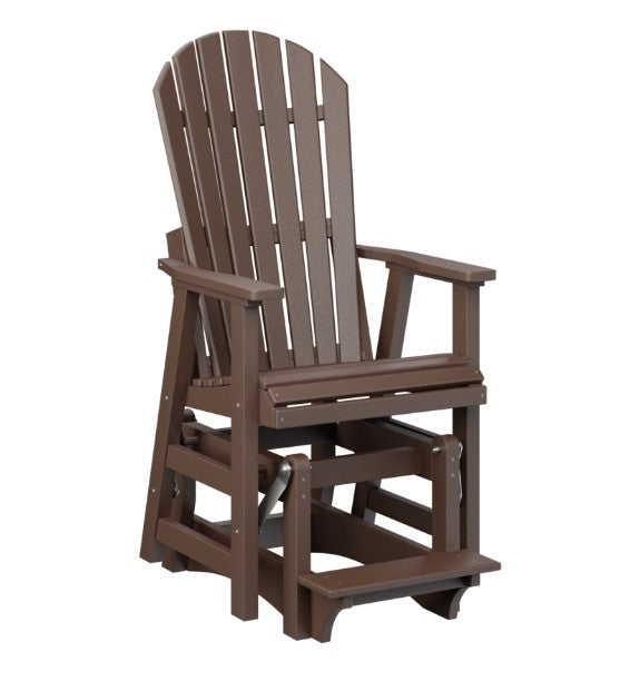 Berlin Gardens Comfo-Back Single Counter Glider with Allochrome Brackets