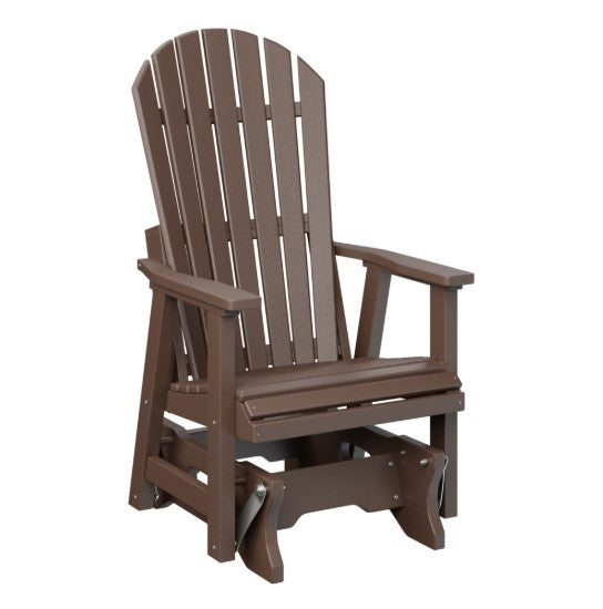 Berlin Gardens Comfo-Back Single Glider with Allochrome Brackets