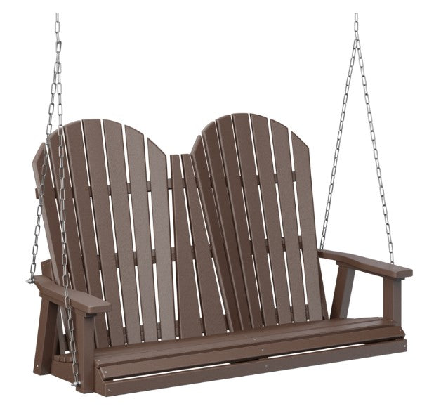 Berlin Gardens Comfo-Back Double Swing (Zinc Chains)