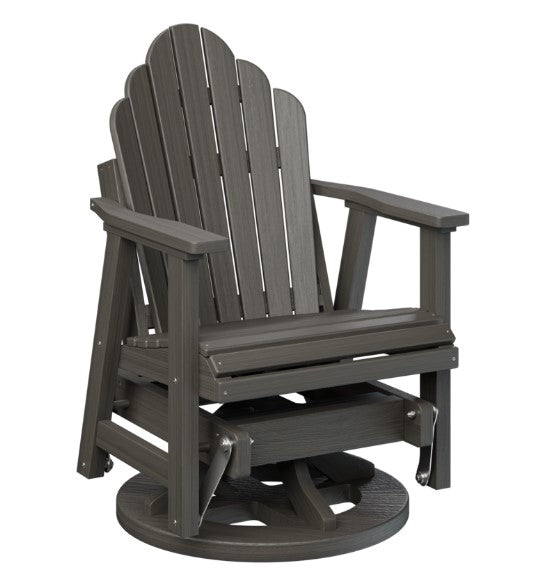 Berlin Gardens Cozi-Back Swivel Glider with Allochrome Brackets