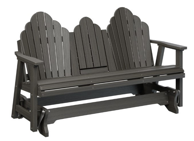 Berlin Gardens Cozi-Back Three Seat Glider w/Console Allochrome Brackets