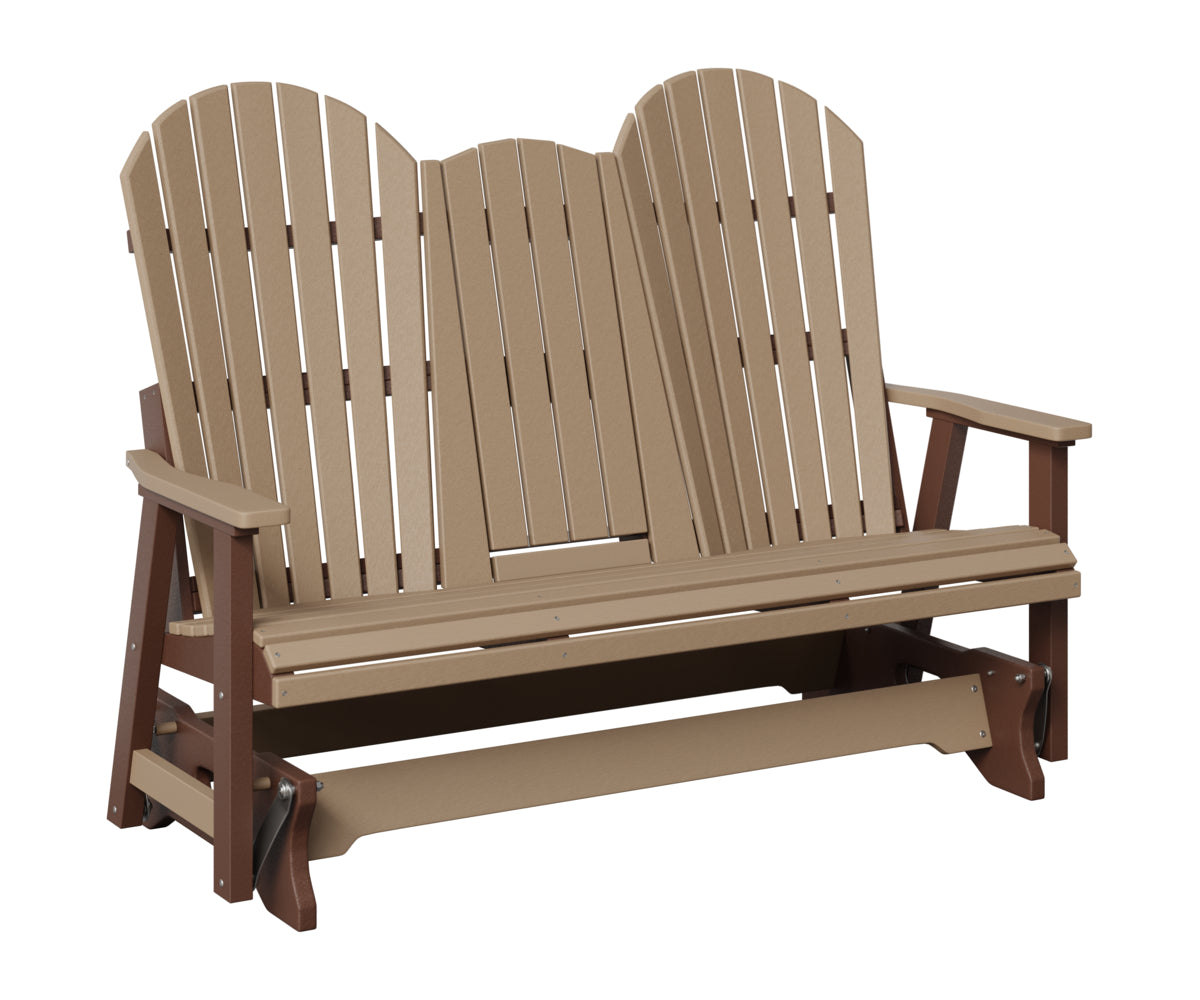 Berlin Gardens Comfo-Back Three Seat Glider w/Console