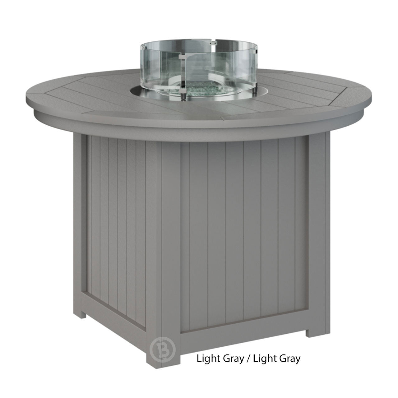 Berlin Gardens Donoma Standard Top 44" Round Fire Table Dining