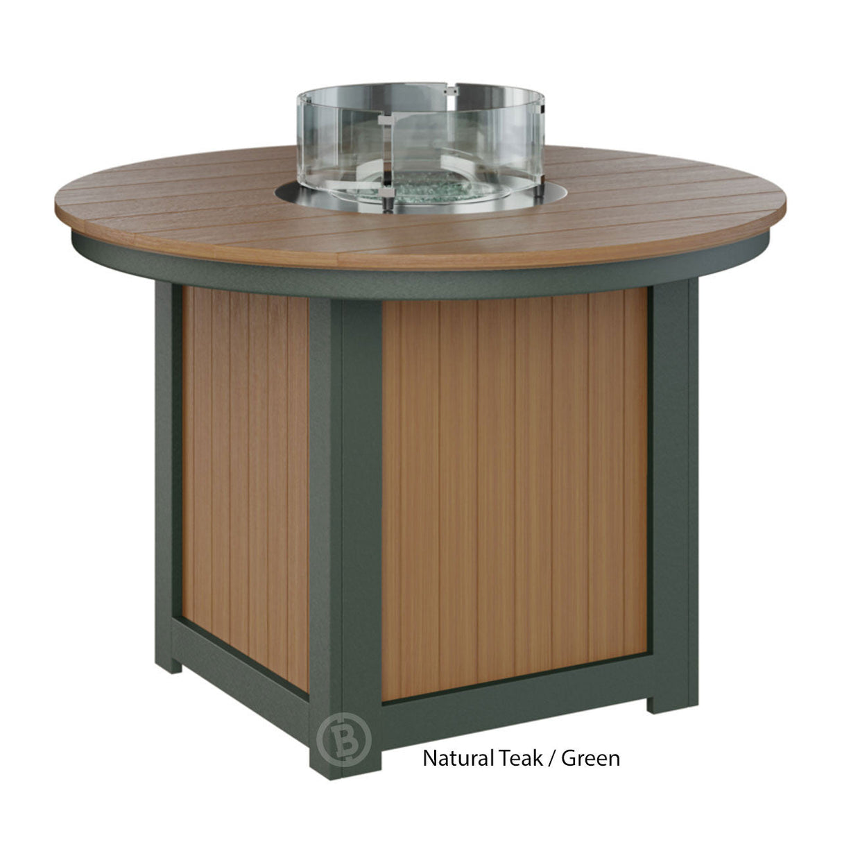 Berlin Gardens Donoma Standard Top 44" Round Fire Table Dining