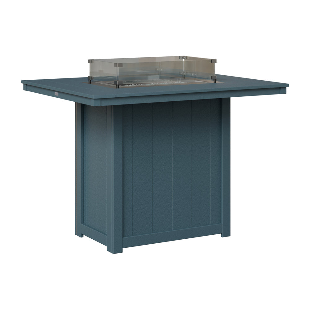 Berlin Gardens Donoma Standard Top 42" x 54" Rectangular Fire Table Bar