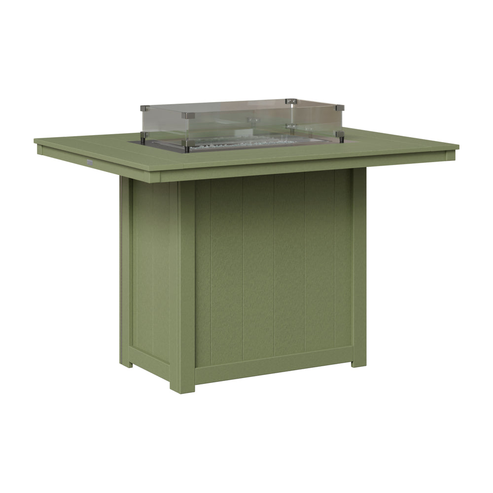 Berlin Gardens Donoma Standard Top 42" x 54" Rectangular Fire Table Counter