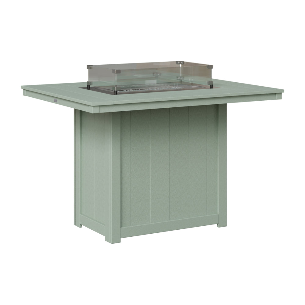 Berlin Gardens Donoma Standard Top 42" x 54" Rectangular Fire Table Counter