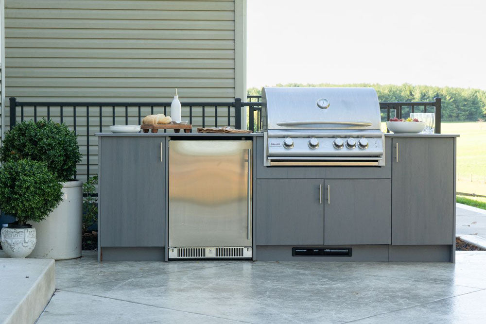 Berlin Gardens Agora 79" Outdoor Kitchen for Blaze Grill