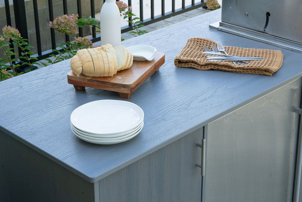 Berlin Gardens Agora 79" Outdoor Kitchen for Blaze Grill