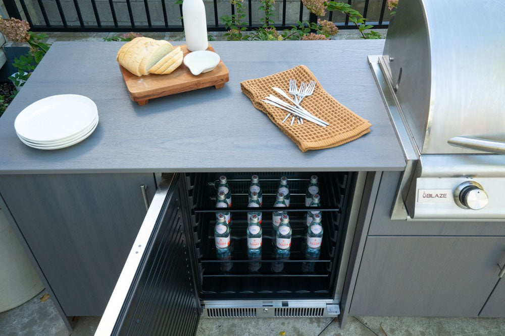 Berlin Gardens Agora 79" Outdoor Kitchen for Blaze Grill