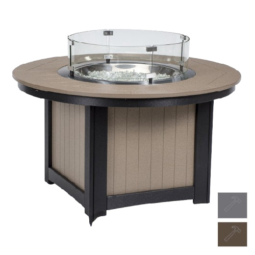 Berlin Gardens Donoma 44" Round Fire Pit with Hammered Top