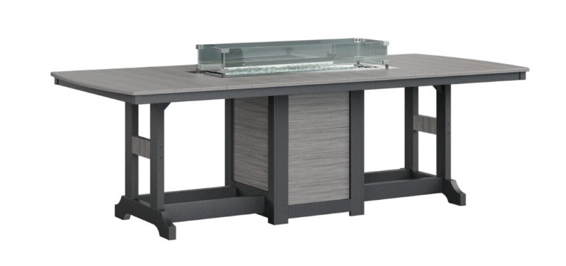 Berlin Gardens Garden Classic Standard Top 44" x 96" Rectangular Fire Dining Table