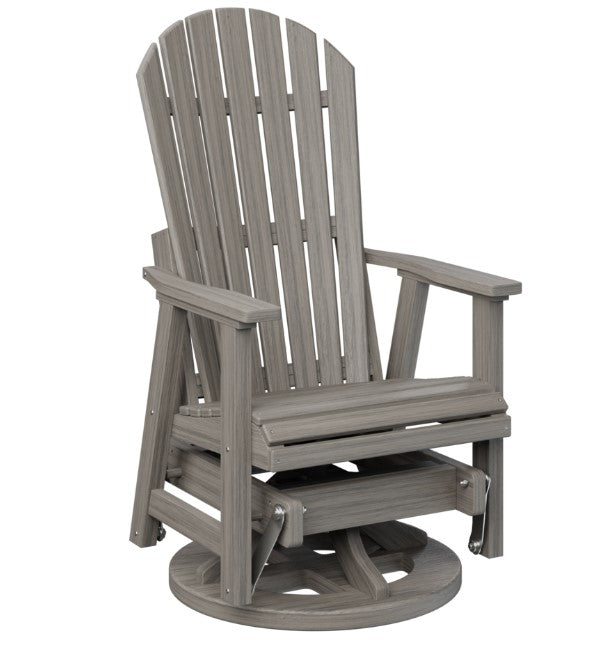 Berlin Gardens Comfo-Back Swivel Glider with Allochrome Brackets