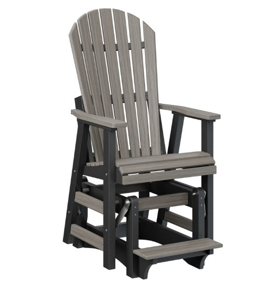 Berlin Gardens Comfo-Back Single Counter Glider with Allochrome Brackets