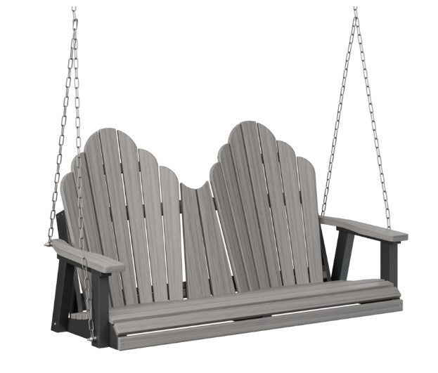 Berlin Gardens Cozi-Back Double Swing (Zinc Chains)