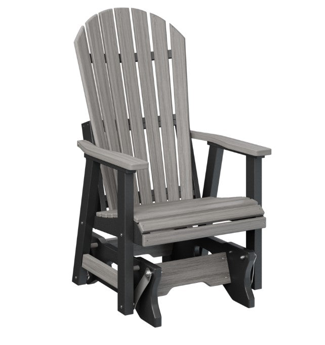 Berlin Gardens Comfo-Back Single Glider with Allochrome Brackets