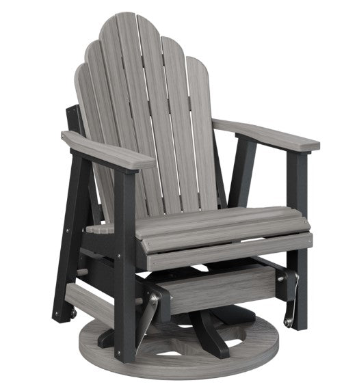 Berlin Gardens Cozi-Back Swivel Glider with Allochrome Brackets