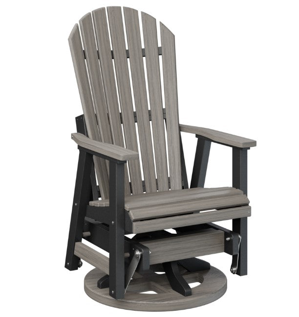 Berlin Gardens Comfo-Back Swivel Glider with Allochrome Brackets