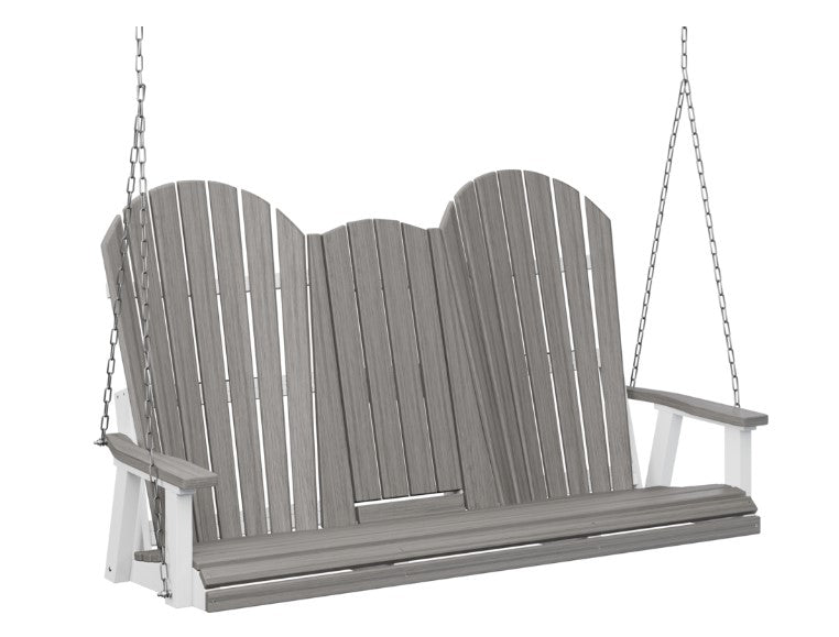 Berlin Gardens Comfo-Back Three Seat Swing w/Console (Zinc Chains)
