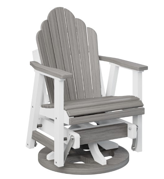 Berlin Gardens Cozi-Back Swivel Glider with Allochrome Brackets