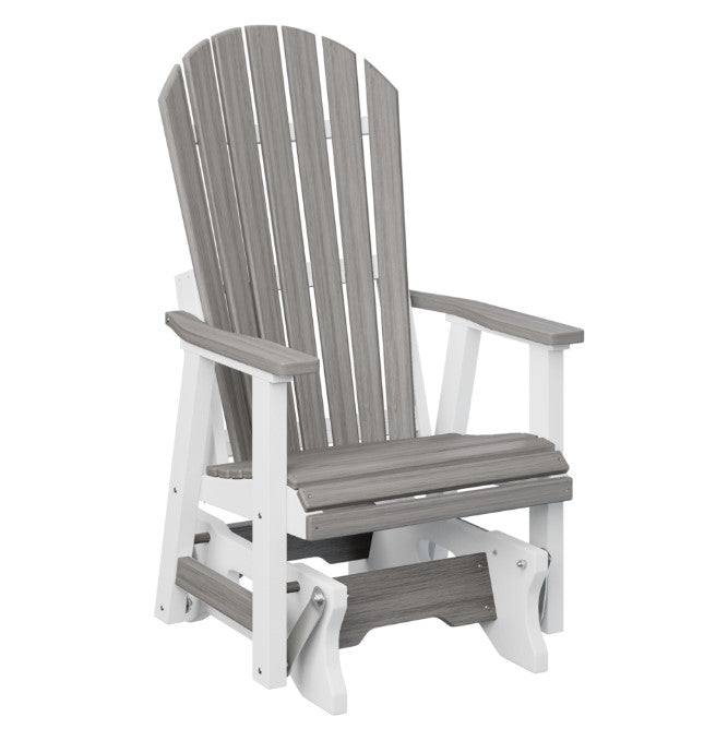 Berlin Gardens Comfo-Back Single Glider with Allochrome Brackets