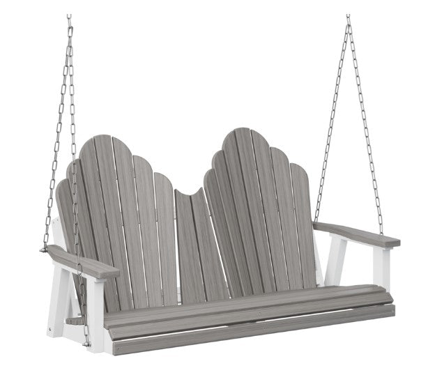 Berlin Gardens Cozi-Back Double Swing (Zinc Chains)