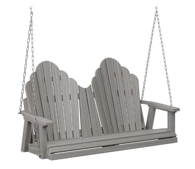 Berlin Gardens Cozi-Back Double Swing (Zinc Chains)