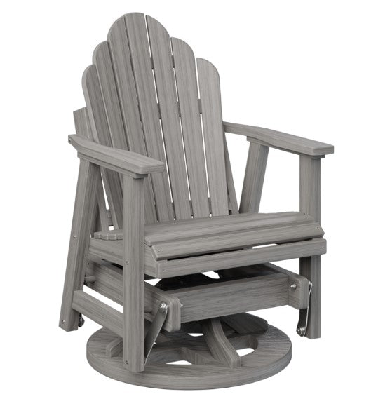Berlin Gardens Cozi-Back Swivel Glider with Allochrome Brackets