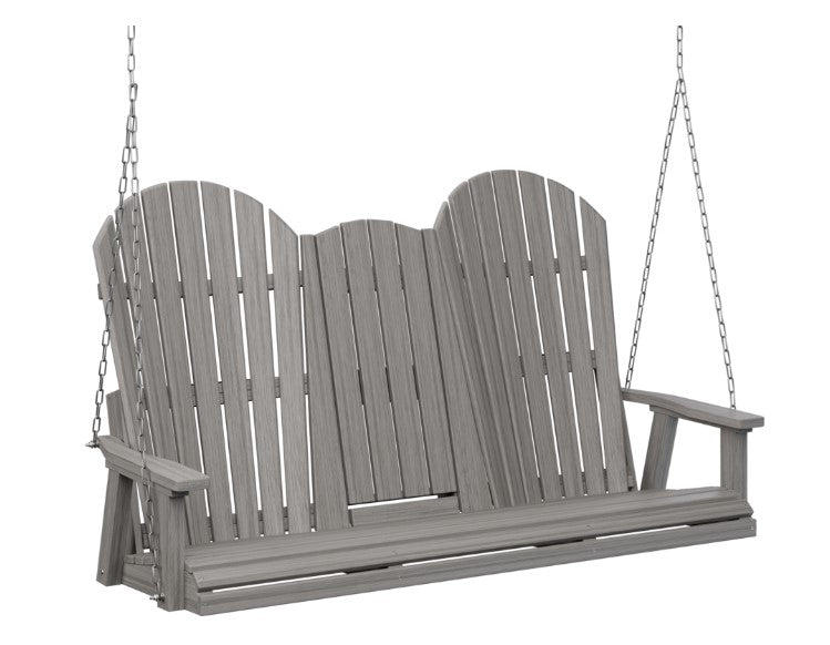 Berlin Gardens Comfo-Back Three Seat Swing w/Console (Zinc Chains)