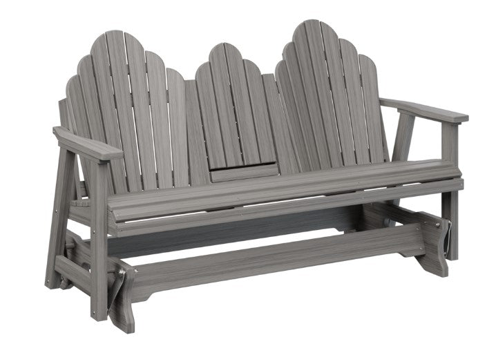 Berlin Gardens Cozi-Back Three Seat Glider w/Console Allochrome Brackets