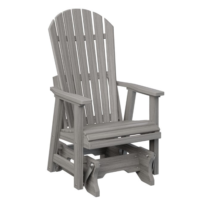 Berlin Gardens Comfo-Back Single Glider with Allochrome Brackets