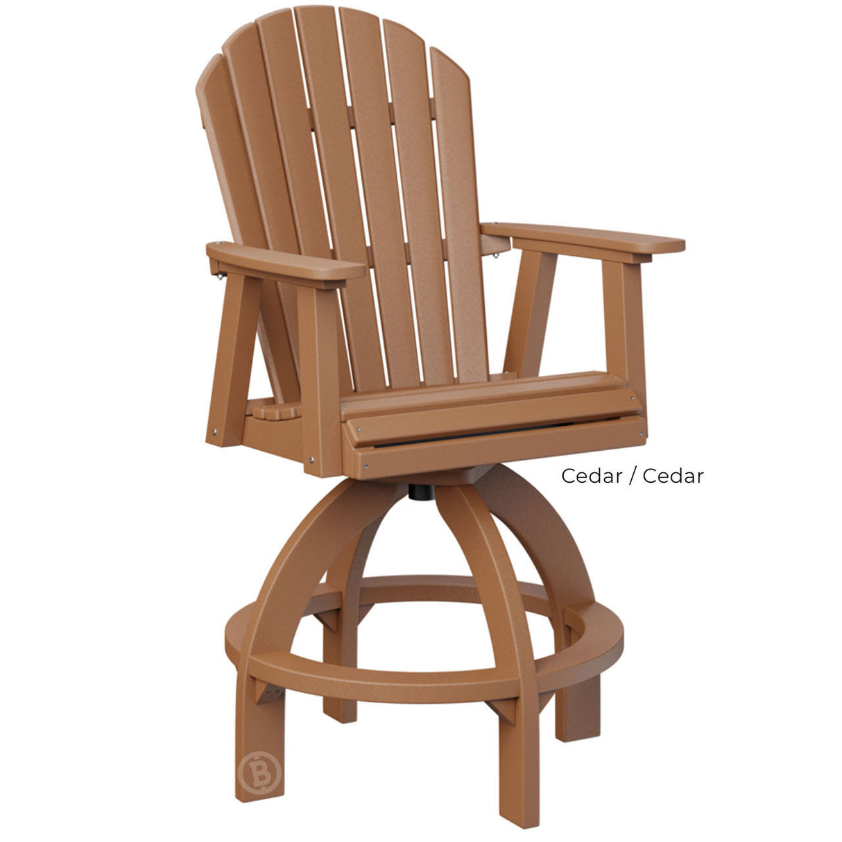 Berlin Gardens Comfo-Back Swivel Bar Chair